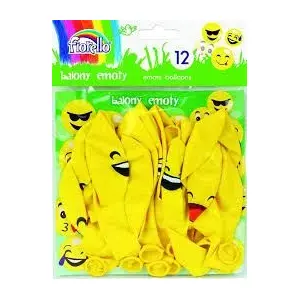 Party metallic balloons Fiorello Emoty – decorative latex/foil balloon set, model 249088