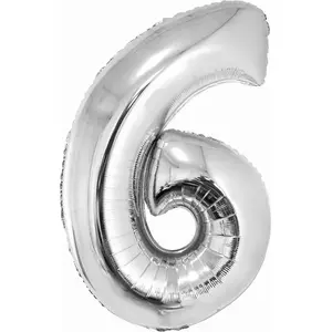 Balloon foil GoDan Smart silver 76 cm, helium-compatible decorative balloon