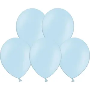 Latex Balloons PartyDeco pastel blue large 10 pcs - universal use