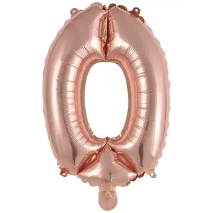 Toy balloon AMSCAN 9909698 — foil, gold, pack of 5