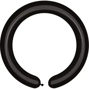 Modeling Balloons Gemar D4 — Black, Length 140 cm, Diameter 5 cm, Pack of 100