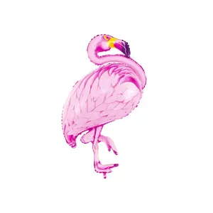 Toy balloon PartyDeco Flamingo, foil, pink, 700 × 950 mm, pack of 50