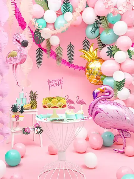 Toy balloon PartyDeco Flamingo, foil 700×950 mm Photo 3