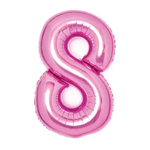Toy balloon AMSCAN 9914048 — foil, pink, pack of 5