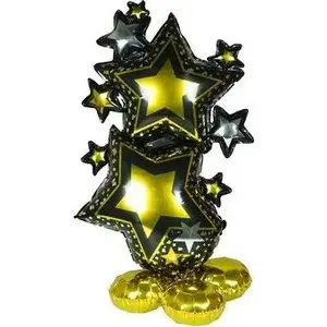 Selgros standing foil balloon in star shape — Selgros model 592900
