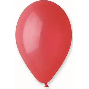 Lateksa baloni Gemar G90 pasteļsarkani 25 cm — iepakojums 10 gab.