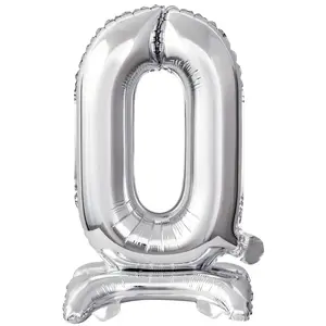 Toy balloon AMSCAN 9911723 — foil, silver, pack of 5