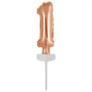 Toy balloon AMSCAN 9912695 foil gold pack of 5