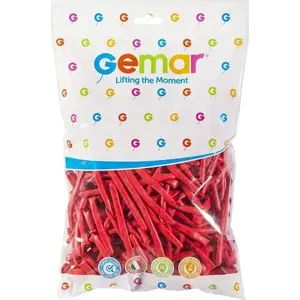 GMR model tubes, red pastel, pack of 100 — modelling supply