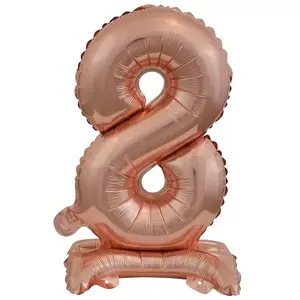Toy balloon AMSCAN 9911741 — foil, gold, pack of 5