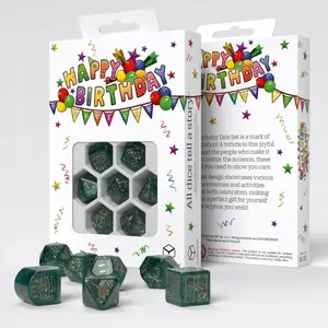 Party balloons set Q-Workshop — birthday-themed dice accessory pack