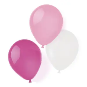 Toy balloon AMSCAN 9904896 — latex party balloons, pink, pack of 10