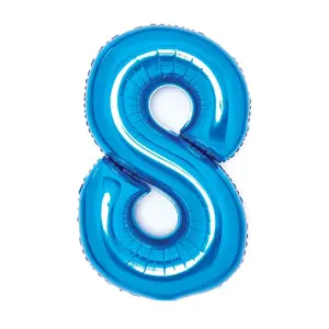 Toy balloon AMSCAN 9914058 — foil, blue, pack of 5