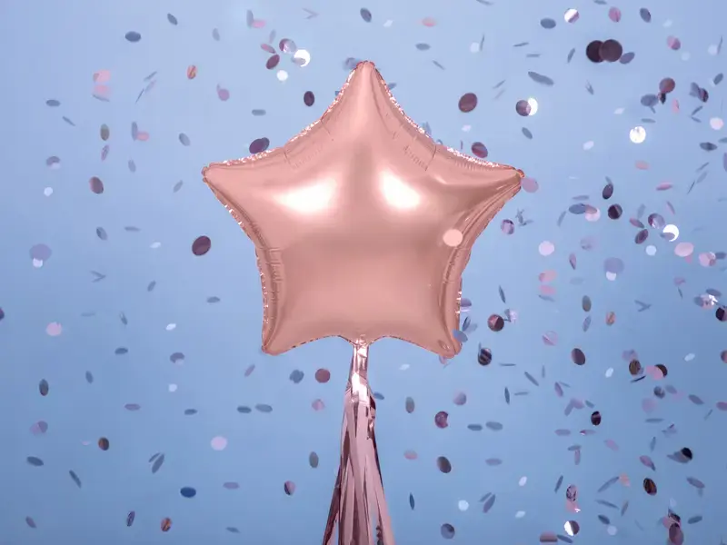 Toy balloon PartyDeco Star Toy balloon — 480 mm, pack of 50 Photo 2