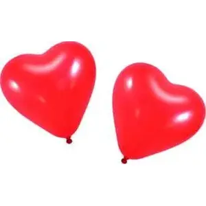 Balloon hearts set Arpex — 6 pieces, decorative latex balloons for parties