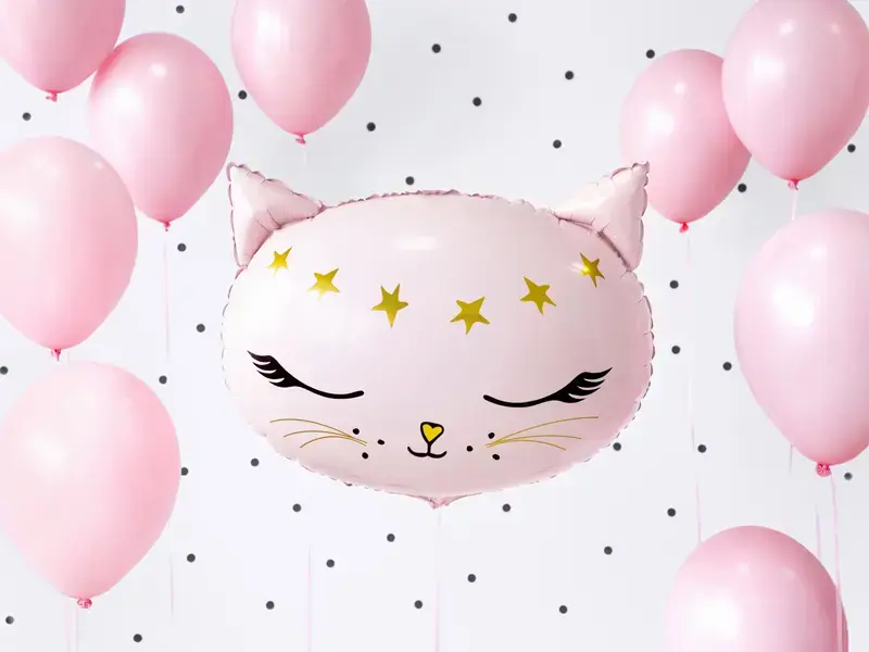 PartyDeco Cat folijas balons 480×360 mm, 50 gab. Photo 2