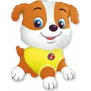 Foil Balloon Flexmetal Bulldog 62 cm — single universal shape