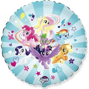 Foil Balloon 18-inch Flexmetal My Little Pony Drużyna – festive decoration, single pack