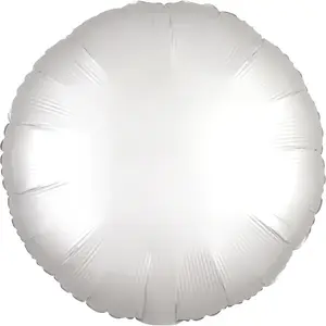 Toy balloon AMSCAN 9914140 — foil white, pack of 5
