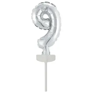 Toy balloon AMSCAN 9912693 — foil, silver, pack of 5