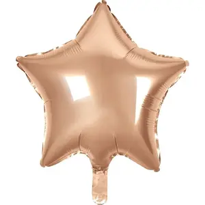 Foil Balloon GoDan STAR 19 inch, pink‑gold