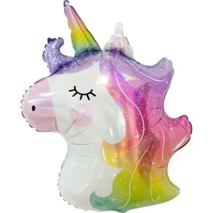 Foil Balloon GoDan Unicorn Head 75 cm shiny