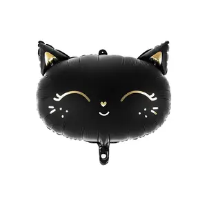 Toy balloon PartyDeco FB84-KARTON, foil, black, 480×360 mm, pack of 50