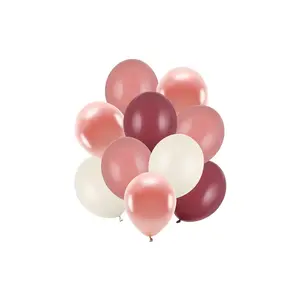 Toy balloon Slowmoose PartyDeco ZBL2 – latex, red & white, 270×300 mm, pack of 10