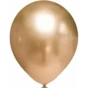 Slowmoose chrome gold balloons 30.5 cm, pack of 10