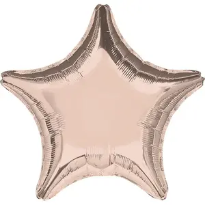 Toy balloon AMSCAN 9914094 — foil, gold, 5 pcs pack