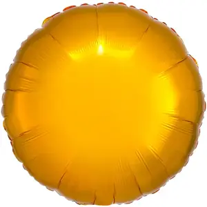 Toy balloon AMSCAN 9914074-92 — foil, gold, pack of 10