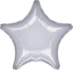 Toy balloon AMSCAN 9914088-92 — foil silver, pack of 10