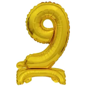 Toy balloon AMSCAN 9910077 foil gold pack of 5