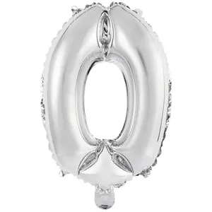 Toy balloon AMSCAN 9909678 — foil silver, pack of 5