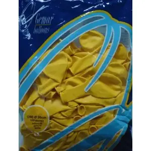 Balloon pack GoDan Go-Balon G90 pastel dark yellow, 100 pcs