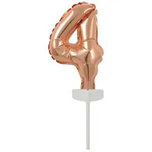 Toy balloon AMSCAN 9912698 foil gold pack of 5