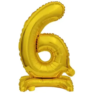 Toy balloon AMSCAN 9910074 — foil, gold, pack of 5