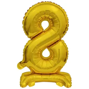 Toy balloon AMSCAN 9910076 — foil, gold, pack of 5
