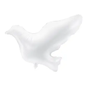 Toy balloon PartyDeco FB18-008-KARTON, foil, white, 770×660 mm, pack of 50