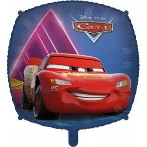 Foil Balloon GoDan Square Cars Disney 46 cm – character-themed party decoration