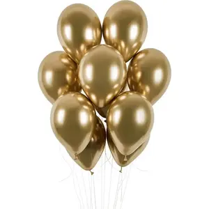 Latex Balloons GMR 33 cm shiny gold – pack of 50, universal use