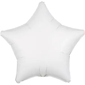 Toy balloon AMSCAN 9914091-92, foil white, pack of 10