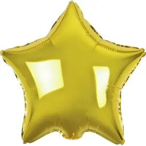 Foil Balloon GoDan Star 18 inch, gold