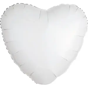 Toy balloon AMSCAN 9914090 — foil white, pack of 5