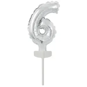 Toy balloon AMSCAN 9912690 — foil silver, pack of 5