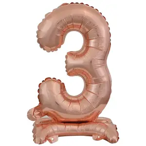 Toy balloon AMSCAN 9911736 — foil, gold, pack of 5