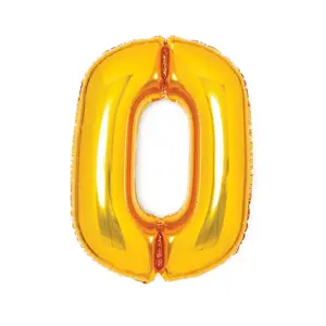 Toy balloon AMSCAN 9913205 — foil, gold, pack of 5