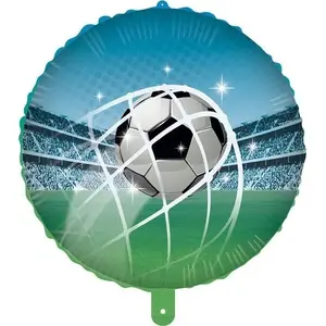 Foil Balloon GoDan Soccer Fans 45 cm – round fan balloon for events and parties