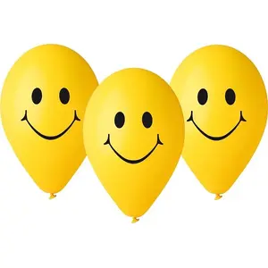 Balloon pack GoDan BALONY PREMIUM UŚMIECHY 12-inch (30 cm) 5 pcs