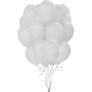 Foil Balloons GoDan B&C 30 cm White — pack of 50